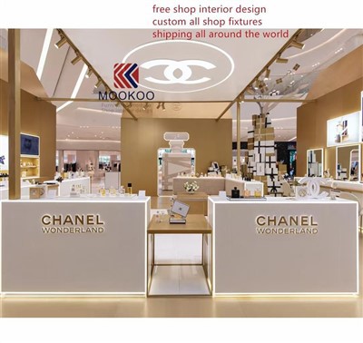 Counter Parfume Wood Stand