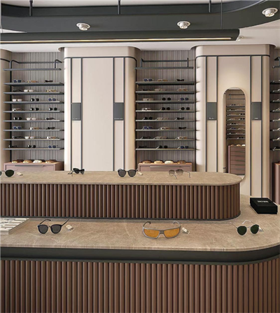 Lemari Pajangan Optik yang Disesuaikan