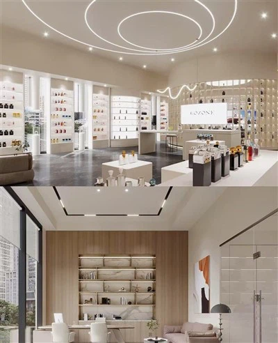 Toko Parfum Desain Modern