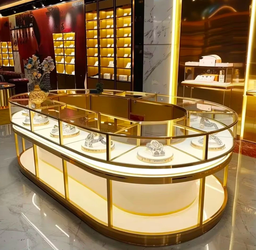 Display Display Display Case Perhiasan Perhiasan Butik Grosir