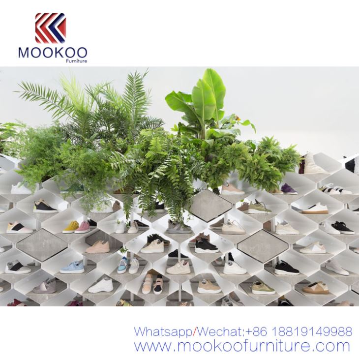 Market Shoes Display Shelf