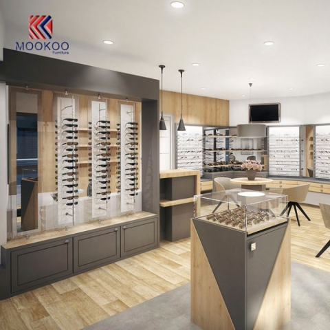 Toko Kacamata Fashion Shades Tampilan Interior Showcase