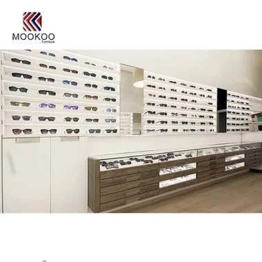 Peralatan Showcase Desain Baru Untuk Toko Kacamata