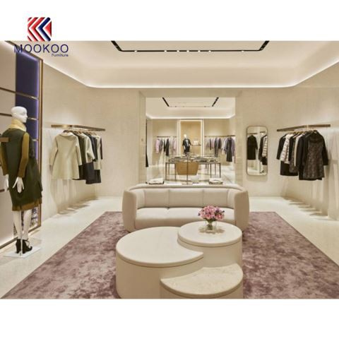 High End Dress Toko Tampilan Dekorasi Toko Pakaian Furniture Dari CHINA MOOKOO