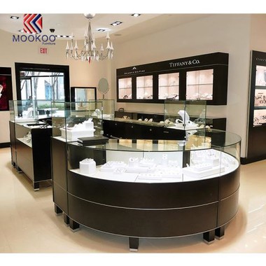 Ultra Clear Whole Glass Jewelry Menampilkan Kustom Buatan China