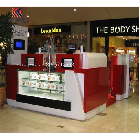 Pameran kosmetik komersial merah