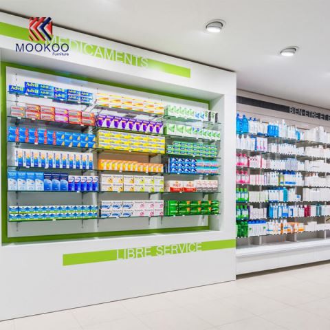 Rak Penyimpanan Kabinet Display Toko Obat