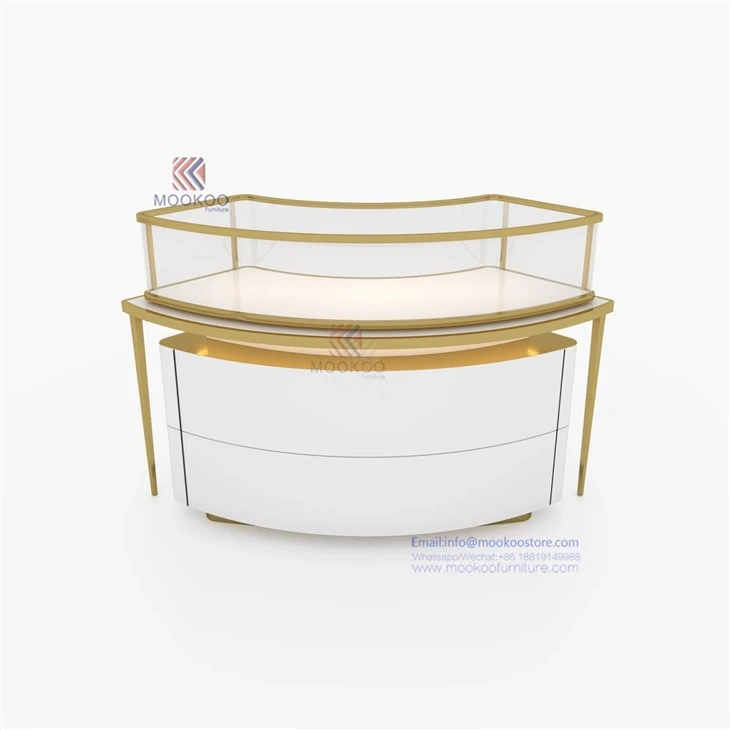 Half Round Cartier Jewelry Display Case