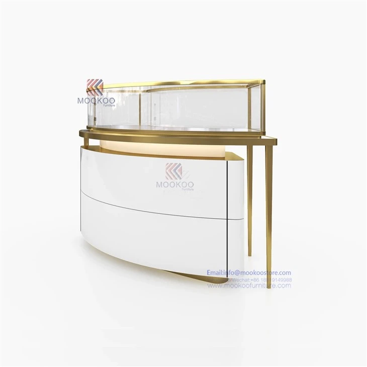Half Round Cartier Jewelry Display Case